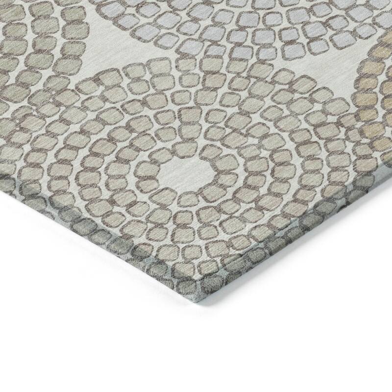 Machine Washable Indoor/ Outdoor Chantille Contemporary Rug