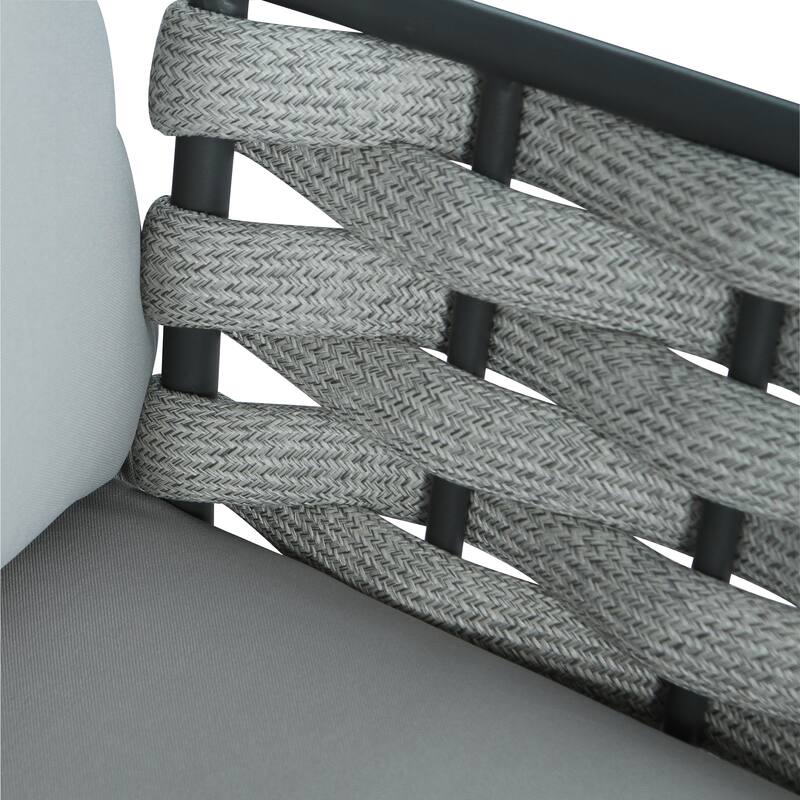 Christopher Knight Home - Langdon Patio Steel Club Chair（Set of 2）