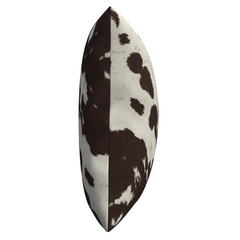 Decor Cow Hide Print 18 Inch Throw Pillow by iNSPIRE Q Bold (set of 2)