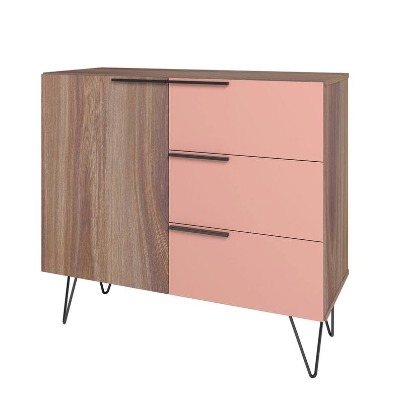 Manhattan Comfort Beekman 35.43 Sideboard with 2 Shelves