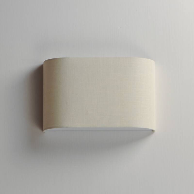 Maxim 10239 Prime 8" Tall LED Wall Sconce with Fabric and Synthetic