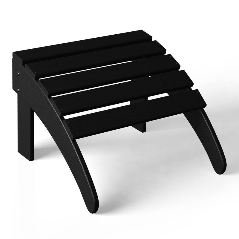 Polytrends Laguna Hdpe All Weather Outdoor Patio Foldable Ottoman