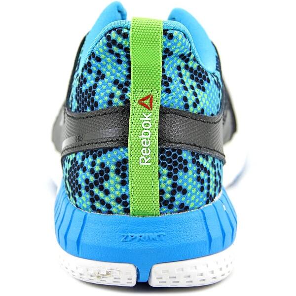 Shop Reebok Zprint 3d Mtl Youth Round Toe Synthetic Black Running