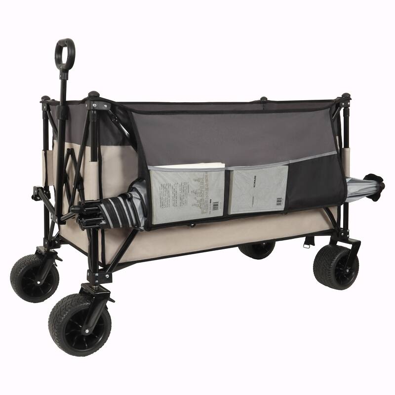 Extra Large 300L Heavy-Duty Folding Wagon Cart