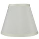 preview thumbnail 34 of 88, Hardback Faux Silk Conical Lamp Shade, 5 inch Top, 9 inch Bottom, 7 inch Slant Single - Eggshell Silk
