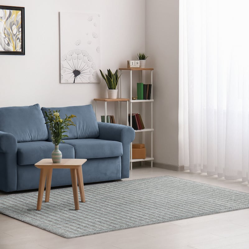 Liora Manne Malibu Simple Border Indoor/Outdoor Rug