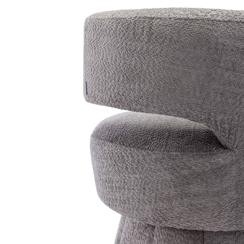 360 Degree Swivel Cuddle Barrel Accent Chairs with Wide Upholstered