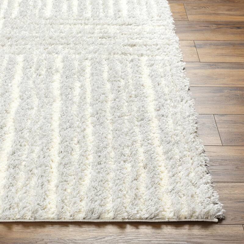 Livabliss Everton Mod Stripes Plush Area Rug