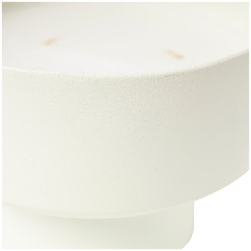 Metal Scented Matte 50 oz 3 Wick Candle with White Wax