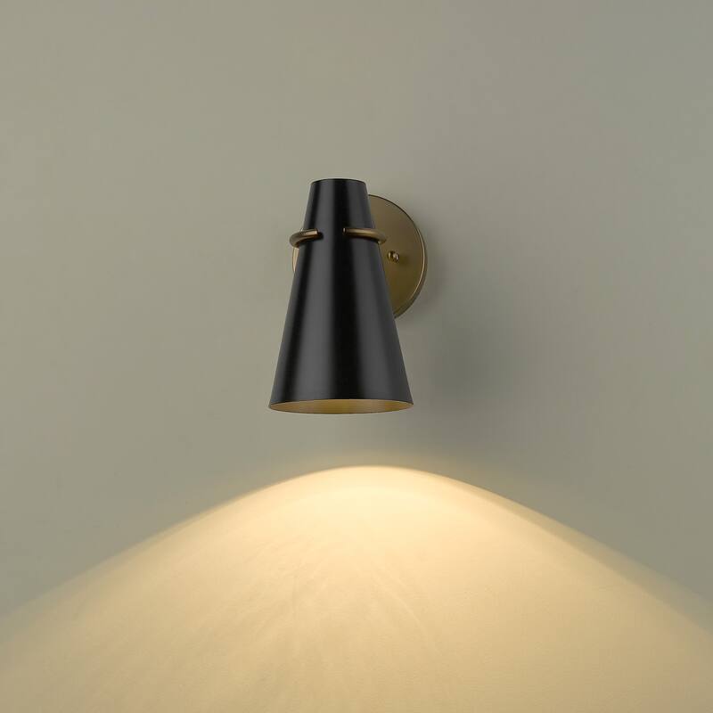 Golden Lighting 2122-1W Reeva 9" Tall Bathroom Sconce