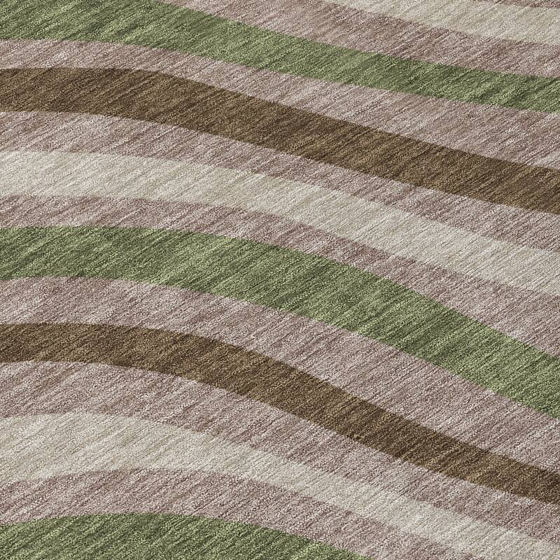 Machine Washable Indoor/ Outdoor Traditional Mimi Chantille Rug