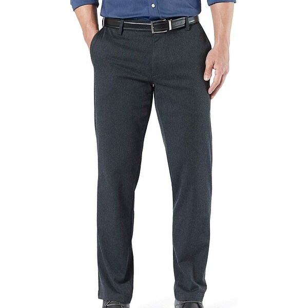 Dockers Mens Signature Khaki Pants Gray Size 38x32 Straight Fit Stretch. Opens flyout.