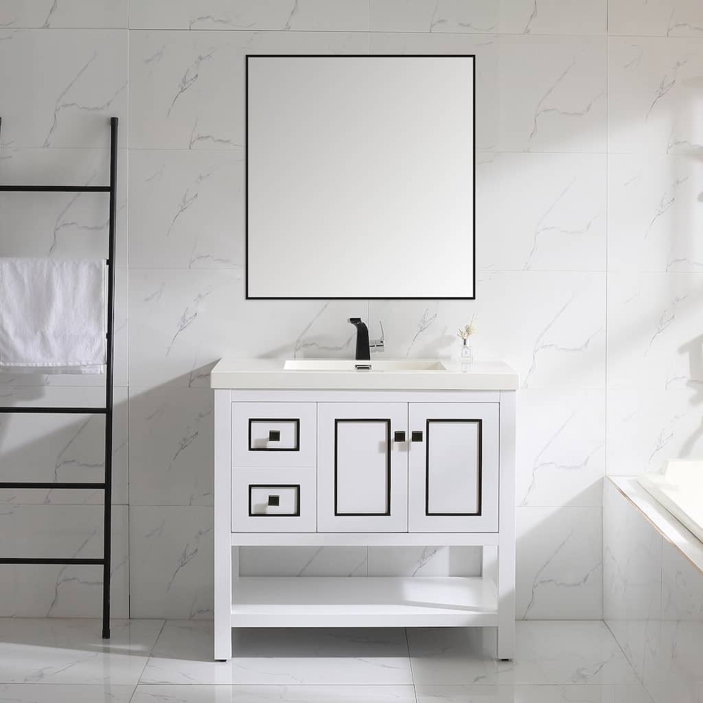 Davis 36" Single Bathroom Vanity Set