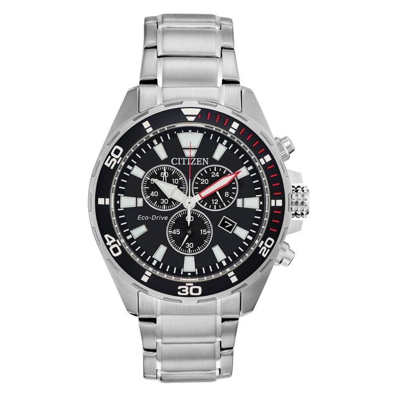 Citizen Men's Brycen Black Dial Watch - AT2438-53E - 6 (36)