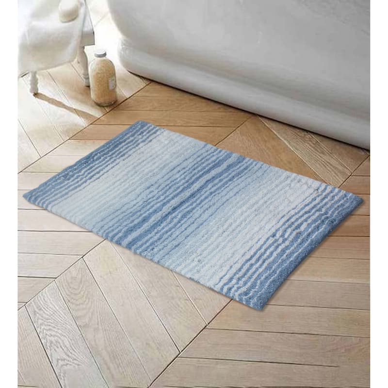 Gradiation Collection Absorbent Cotton Machine Washable Bath Rug