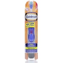 arm & hammer spinbrush pro clean medium powered toothbrush
