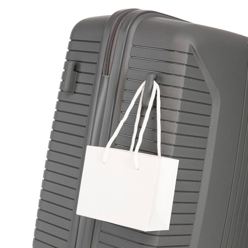 Travel PP Material 3 Piece Luggage Sets with Spinner Wheels and Combination Lock, Luggage for Family Travel Carry on 20/24/28