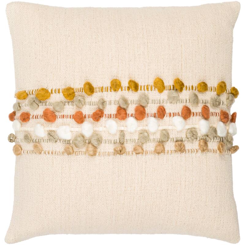 Eloisa Whimsical Textured Throw Pillow
