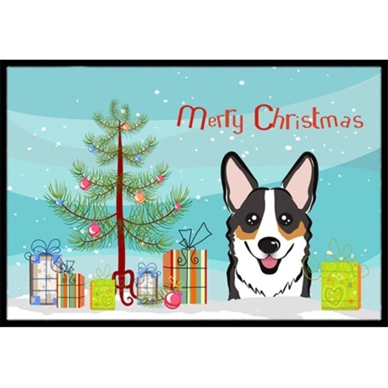 Shop Carolines Treasures Bb1627mat Christmas Tree Tricolor Corgi