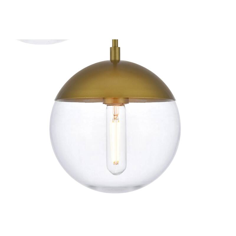 Elegant Lighting Eclipse 3 Light 18" Wide Multi Light Pendant with