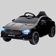 preview thumbnail 2 of 1, Licensed 12V Mercedes AMG CLA 45 Electric Ride-On for Kids, Music, LED Lights, Adjustable Speed & Remote Black