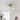 3-Light Clear Glass Globe Bubble Semi Flush Chandelier - Brass 18in