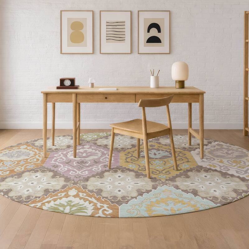 Machine Washable Indoor/ Outdoor Global Bayfield Chantille Rug