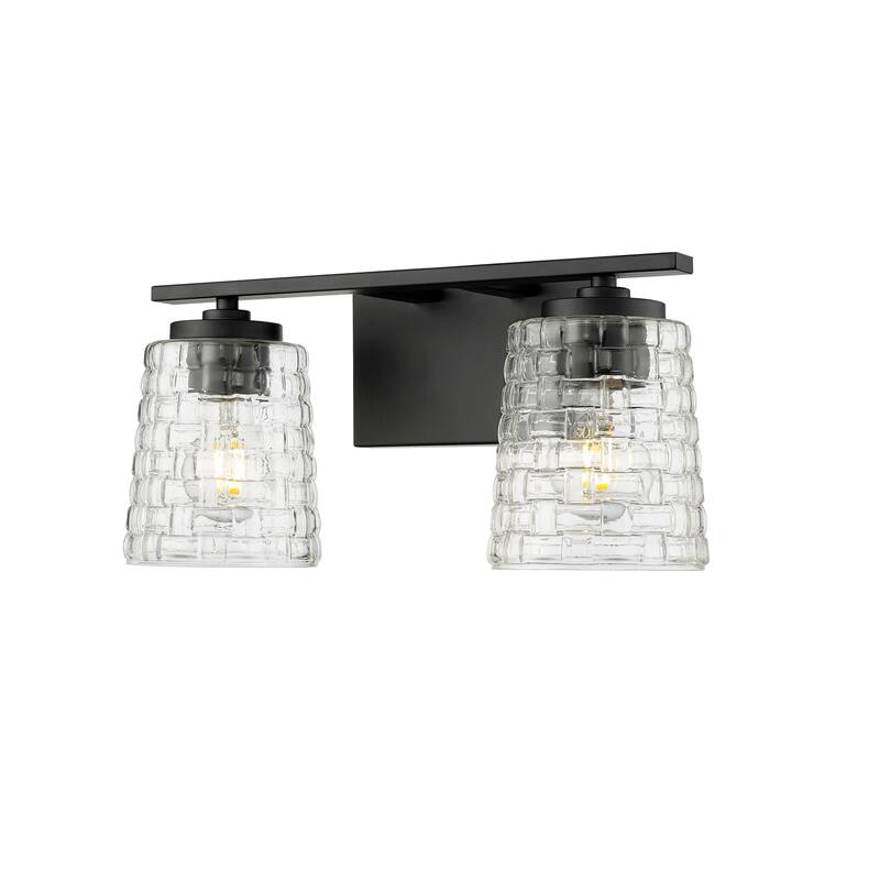 Millennium Lighting 22102 Saben 2 Light 15" Wide Vanity Light - Matte Black