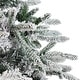 preview thumbnail 15 of 15, Fraser Hill Farm 10-Ft. Flocked Mountain Pine Christmas Tree - Snow