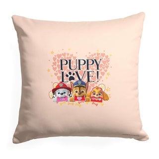 Nickelodeon Paw Patrol Puppy Love 18 Inch Throw Pillow