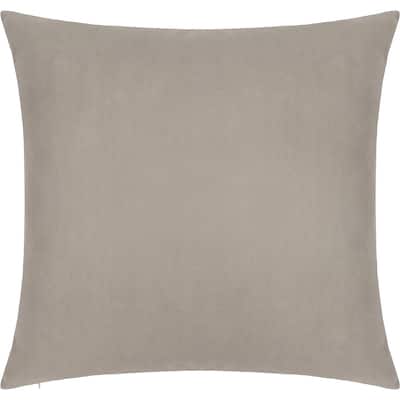 Delara Pack of 1 Velvet Decorative Throw Pillow Cover 20x20 Inches, Cushion Cover, Soft and Breathable Fabric, Hidden Zipper