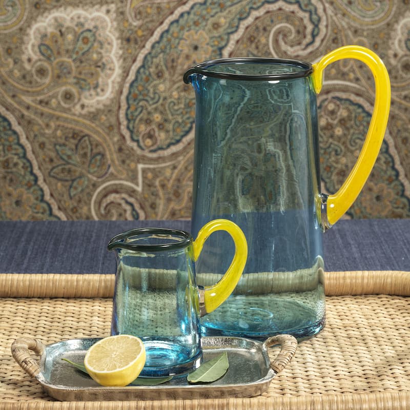Lagoon Glass Juice Pitcher