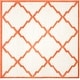 preview thumbnail 117 of 127, SAFAVIEH Amherst Irma Modern Rug 7' Square - Beige/Orange - Square