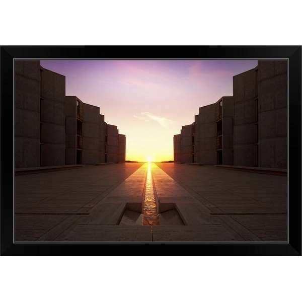 "Salk Equinox in La Jolla, California" Black Framed Print