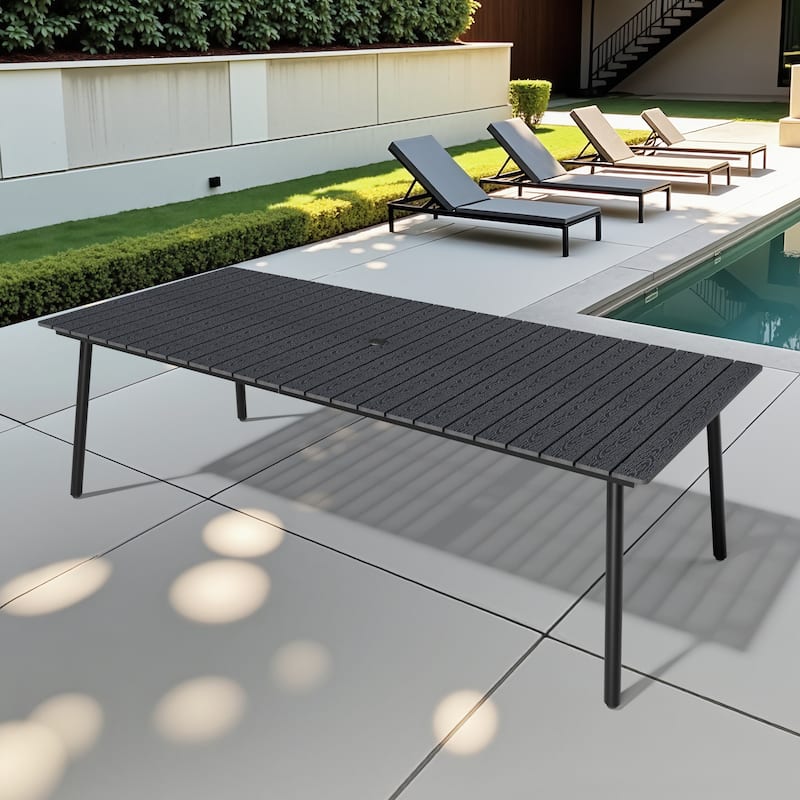 VredHom Outdoor Patio Aluminum Dining Table