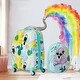 preview thumbnail 33 of 50, 2 Pieces 12 Inch 16 Inch Kids Luggage Set with Backpack and Suitcase for Travel - 18" x 12" x 8.5" (L x W x H)