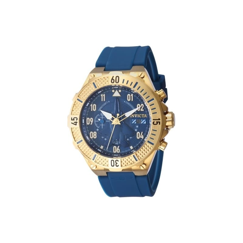 Invicta Men's 39890 Aviator Quartz Multifunction Blue Dial Watch