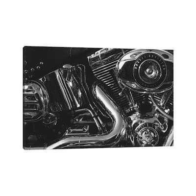 iCanvas "Harley Engine " by Saint and Sailor Studios Canvas Print