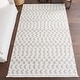 preview thumbnail 1 of 9, Nuloom Allona Geometric Tassels Area Rug 10' x 14' - Ivory - Rectangle