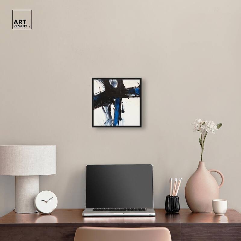 Blue Streak I Canvas by Art Remedy