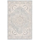 preview thumbnail 8 of 10, SAFAVIEH Handmade Metro Jurrina Oriental Wool Rug 6' Square - Light Grey/Ivory - Square
