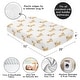 preview thumbnail 4 of 4, Sweet Jojo Designs Corgi Puppy Dogs Boy, Girl, Unisex/Gender Neutral Fitted Crib Sheet Orange White Modern Dog Puppies Cartoon