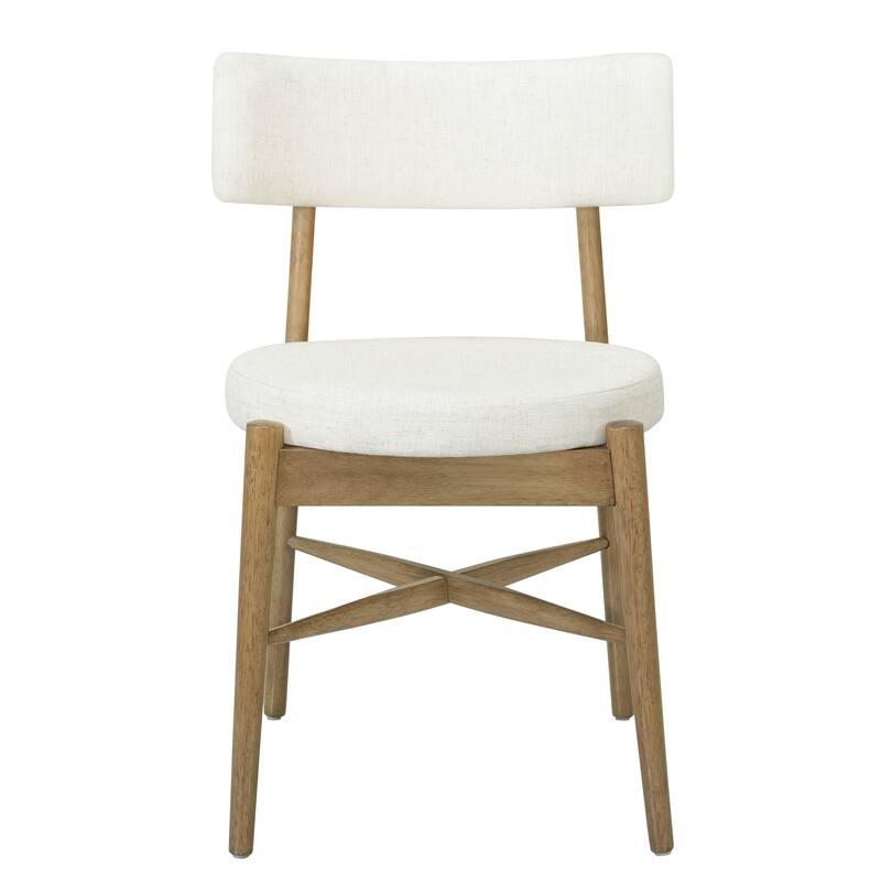 Lumen Dining Chairs Rubberwood (Set of 2 ) by Christopher Knight Home