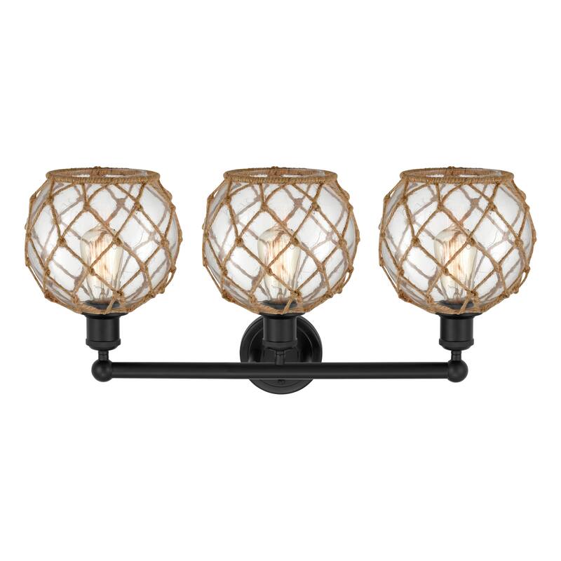 Innovations Lighting Endless Possibilities Edison - Farmhouse Rope - 3 Light 26" Bath Vanity Light
