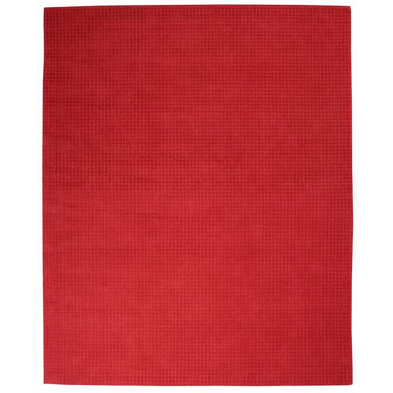 Calvin Klein Las Vegas Textured Area Rug - 8'6" x 11'6" - Red - Rectangle