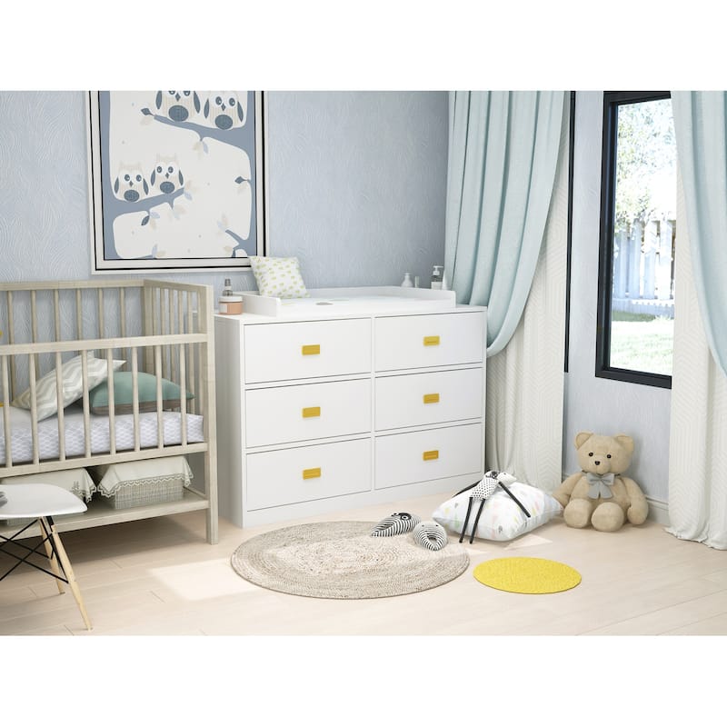 Timechee 45.1"W Changing Table Dresser