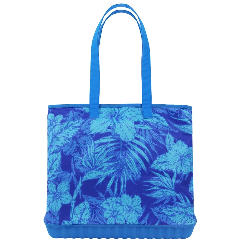 Tommy Bahama Water-Repellent Tote with Pouch - Tropical Floral Print