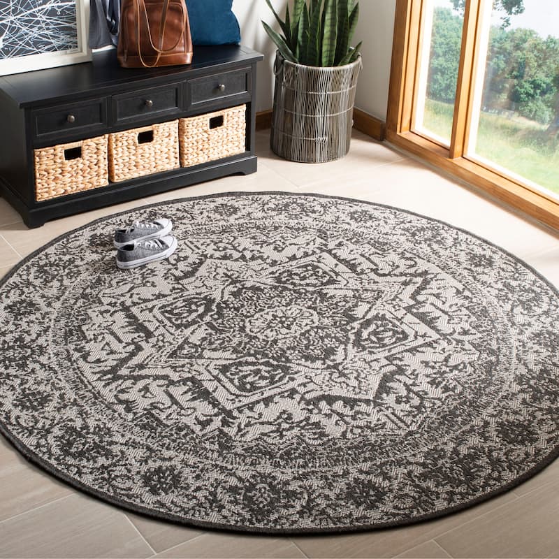 SAFAVIEH Linden Rick Indoor/ Outdoor Patio Backyard Rug