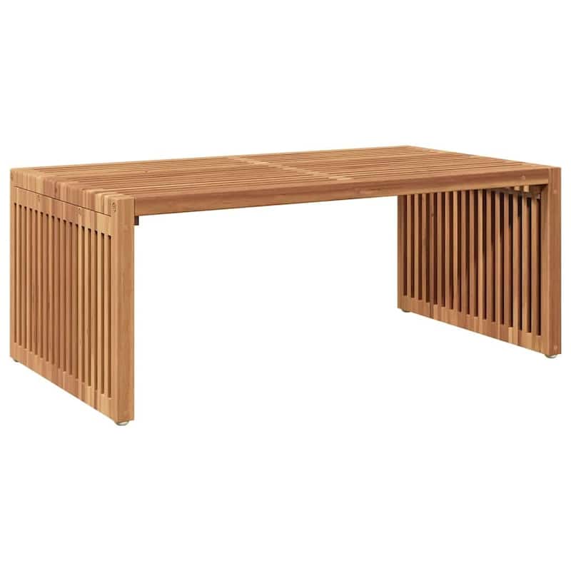 vidaXL Garden Side Table Brown Solid teak wood