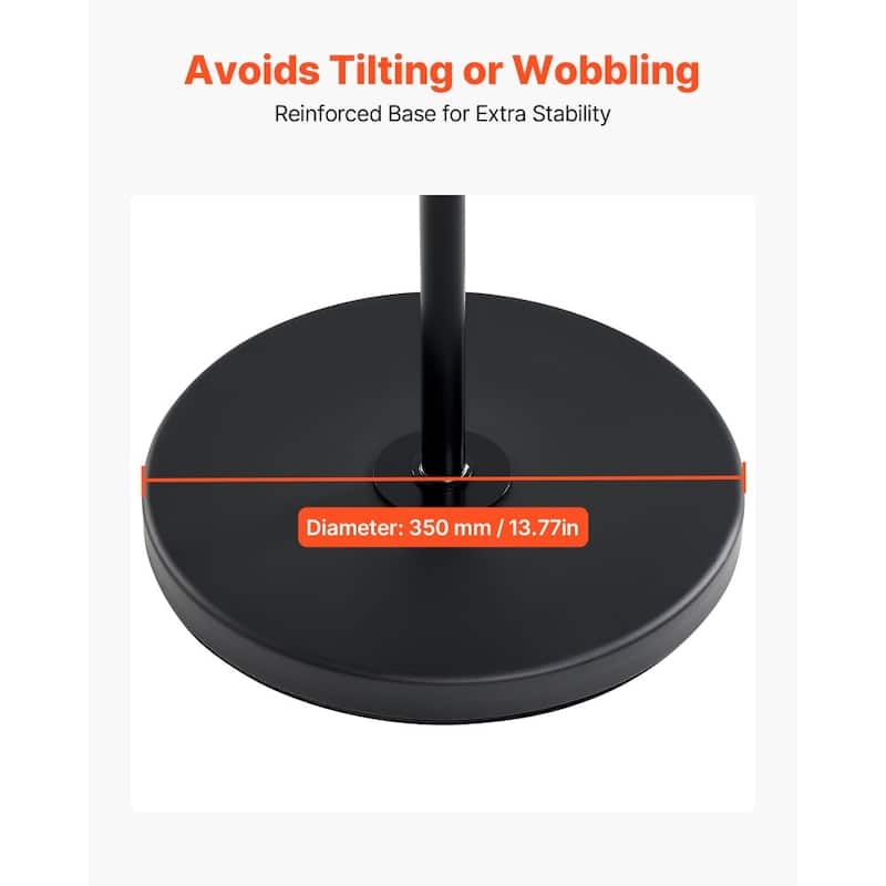 30-Tier Rotating Metal Magazine Display Rack 360° Swivel Literature Stand for Brochures, A4 Documents & Catalogs